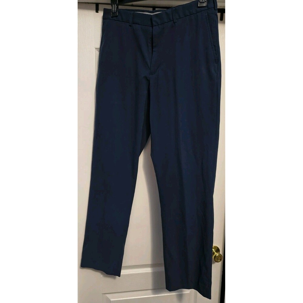 Walter Hagen Mens Navy Golf Pants 34x34 Stretch Flat Front 10-4141